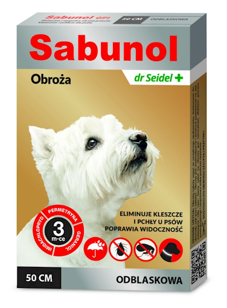 DR SABUNOL OBROŻA ODBLASK P/KLESZCZ I PCHŁOM 50CM
