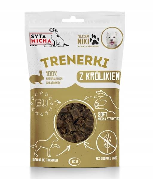 SYTA MICHA TRENERKI 80G Z KRÓLIKIEM