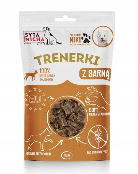 SYTA MICHA TRENERKI 80G Z SARNĄ