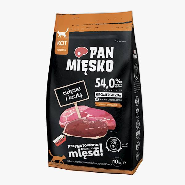 PAN MIĘSKO KOT 10KG CIELĘCINA Z KACZKĄ M 10KG