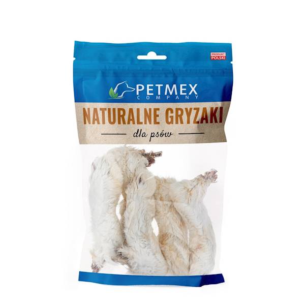 PETMEX ŁAPA KRÓLIKA Z FUTREM 100G