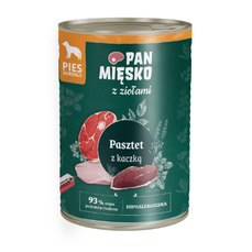 PAN MIĘSKO 400G KONS. PASZTET Z KACZKĄ