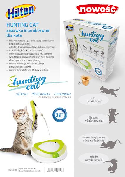ZF HILTON SMART HUNTING CAT ZAB.INTERAKTYWNA KOT