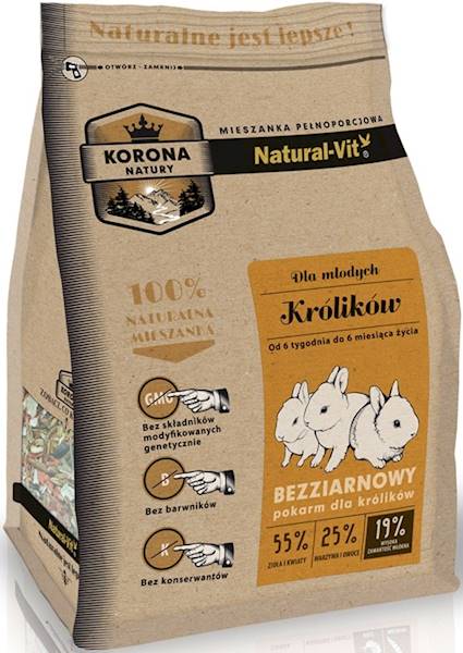 CERTECH KORONA NATURY-KRÓLIK JUNIOR 750G