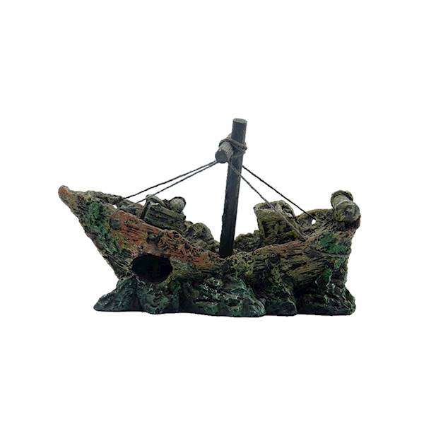 EU DEKORACJA AKWARYSTYCZNA WRAK STATKU