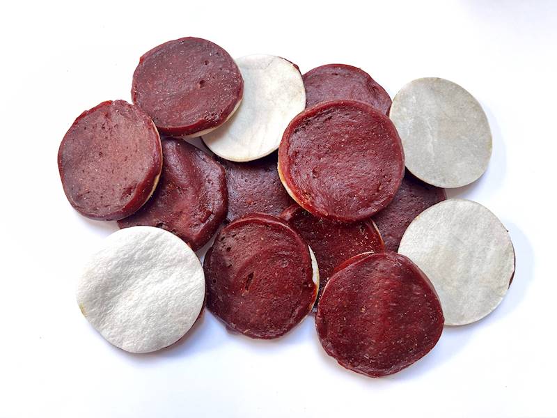 ALDA SUCHE CHIPSY WOŁOWE Z KACZKĄ 500G