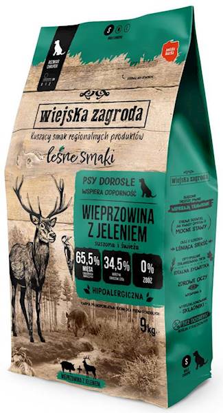 WIEJSKA ZAGRODA 9KG S WIEPRZOWINA Z JELENIEM