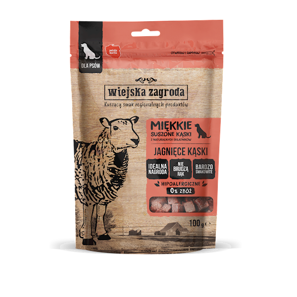 WIEJSKA ZAGRODA PRZYSMAK 100G JAGNIĘCE KĄSKI