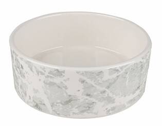 YARRO Miska ceram dla psa z mot marmuru 16x6