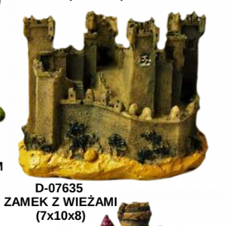 DELFIN ZAMEK Z WIERZAMI 7x10x8