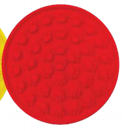 DELFIN MATA SPOWALNIAJĄCA 15x15 CZERWONA