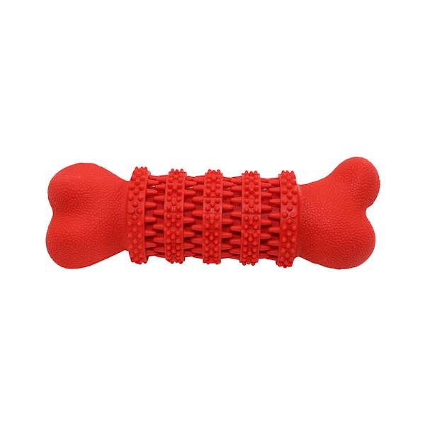 EU GRYZAK DENTAL 17CM CZERWONY/ZAPACH MIĘTY