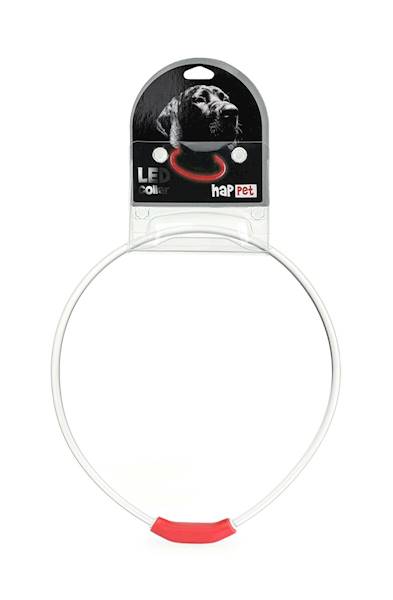 HP Obroża LED czerwona M 55cm