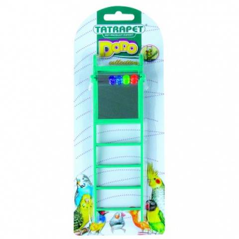 TAT HUŚTAWKA DRABINKA 22CM + LUSTERKO D/PTAKÓW