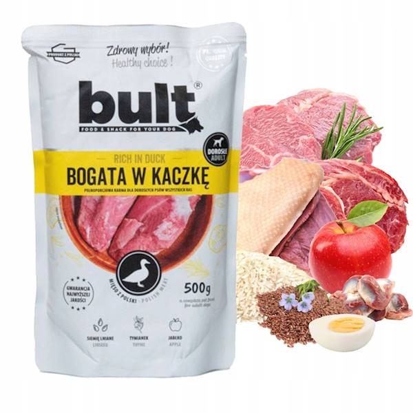 BULT 500G SASZETKA MIELONKA BOGATA W KACZKĘ