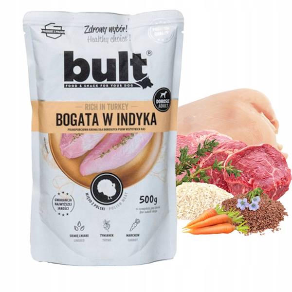 BULT 500G SASZETKA MIELONKA BOGATA W INDYKA