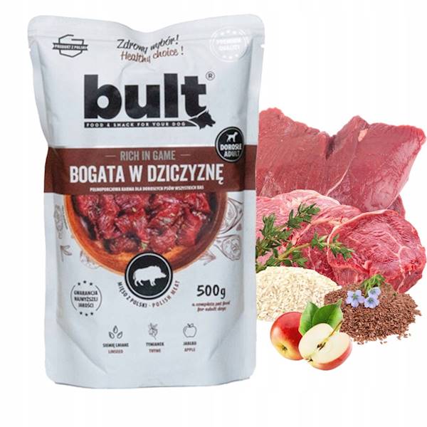 BULT 500G SASZETKA MIELONKA BOGATA W DZICZYZNĘ