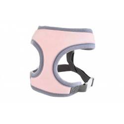 BK SZELKI DLA PSA 40-52CM SZARY/RÓŻOWY