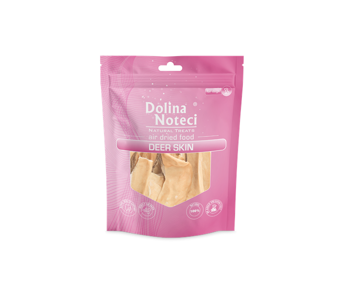 DOLINA Natural Treats skóra jelenia dla psa 100 g