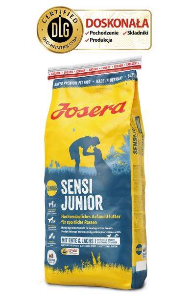 JOSERA 12,5KG SENSI JUNIOR KACZKA, ŁOSOŚ