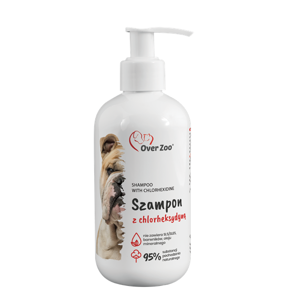 OVER ZOO SZAMPON Z CHLORHEKSYDYNĄ 250ML