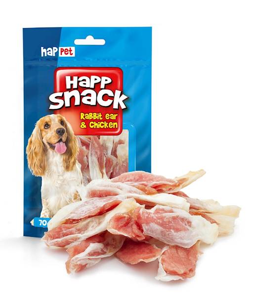 HP Uszy królicze z kurczakiem 70g