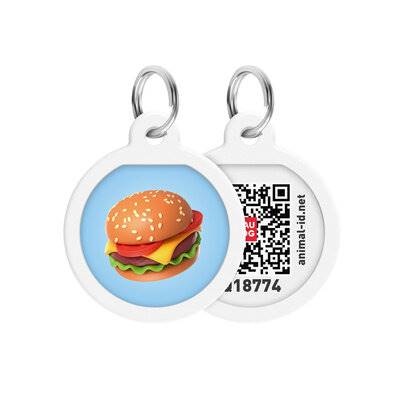 COLLAR ADRESÓWKA Z QR PASZPORTEM 30MM HAMBURGER