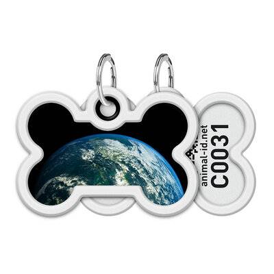 COLLAR ADRESÓWKA Z QR PASZPORTEM 40MM/28MM KOŚĆ