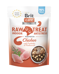 BRIT RAW TREAT CAT INDOOR&ANTISTRESS 40g