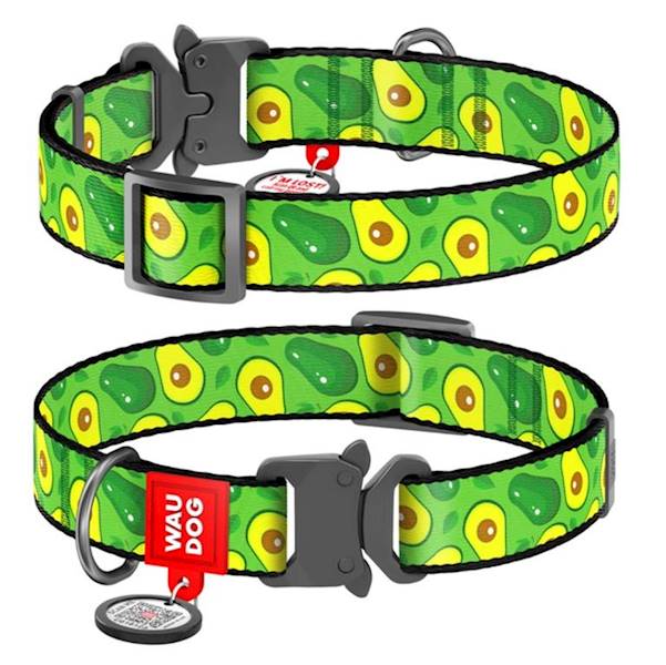 COLLAR OBROŻA Z QR PASZPORTEM L 25/33-49 AVOCADO 