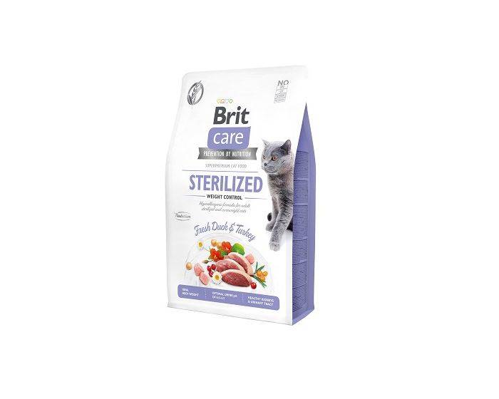 BRIT CARE CAT 400G GF STERILIZED WEIGHT CONTROL