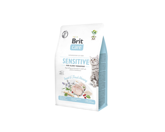 BRIT CARE CAT 400G GF INSECT&HERRING SENS