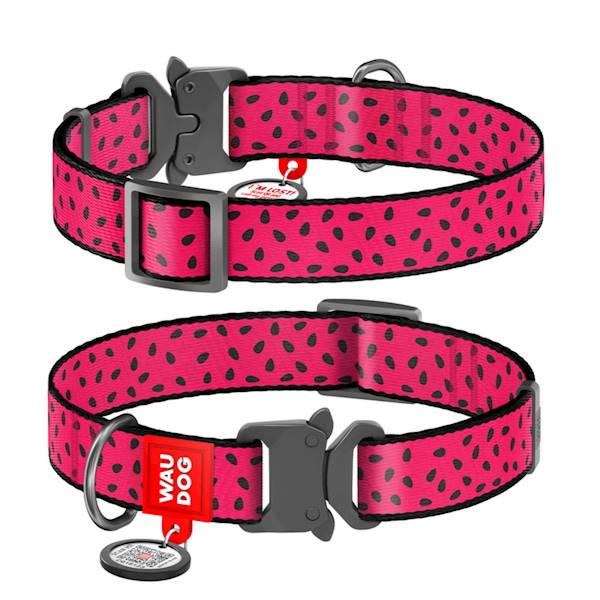 COLLAR OBROŻA Z QR PASZPORTEM L 25/37-58 ARBUZ