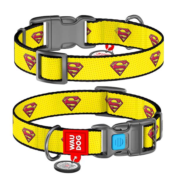 COLLAR OBROŻA Z QR PASZPORTEM S 15/25-35 SUPERMAN
