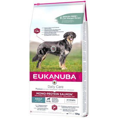 EUKANUBA 12KG ADULT DAILY CARE MONO ŁOSOŚ