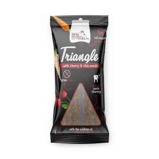 SYTA MICHA Trójkąt dorsz, jeleń ze spiruliną 2szt