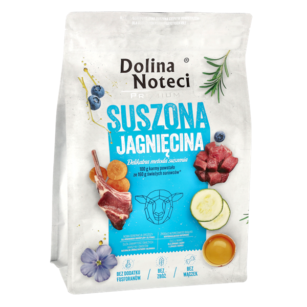 DOLINA NOTECI 3KG jagnięcina karma suszona dla psa