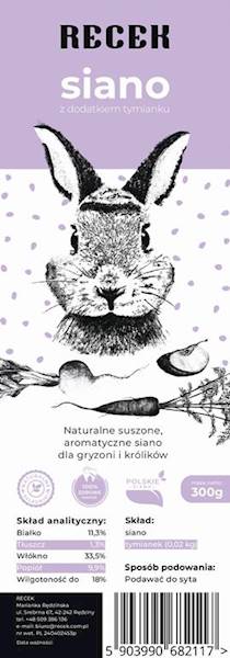 SIANO ŁĄKOWE 300G Z DODATKIEM TYMIANKU
