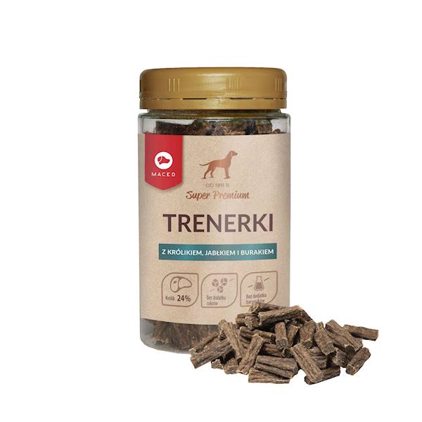 MACED TRENERKI Z KRÓLIKIEM, JABŁ. I BURAKIEM 150G