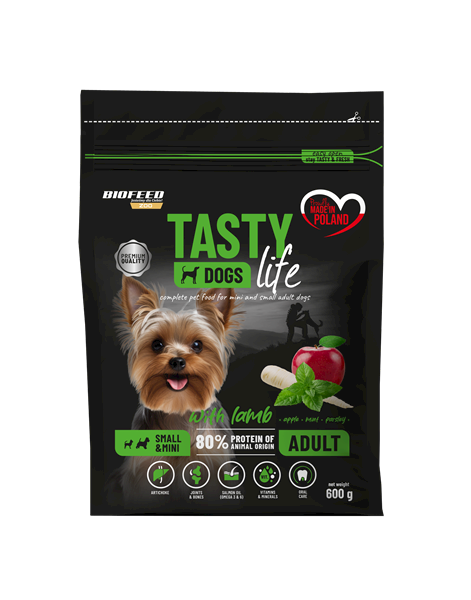 GW TASTY LIFE 600G MINI&SMALL Z JAGNIĘCINĄ