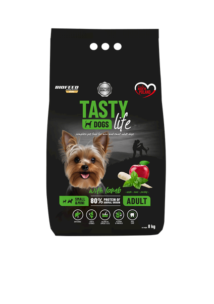 GW TASTY LIFE 8KG MINI&SMALL Z JAGNIĘCINĄ