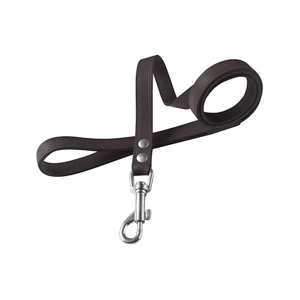 CHABA Smycz skórzana - 25-120 cm Brąz