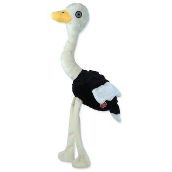 PL STRUŚ PISZCZĄCY Z SZELESZCZĄCYMI SKRZYDŁAMI