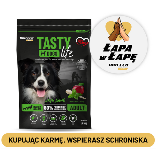 GW TASTY LIFE 3KG M/L Z JAGNIĘCINĄ