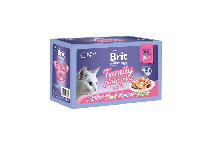BRIT SASZETKA 12x85G FAMILY PLATE MULTIPACK GALAR