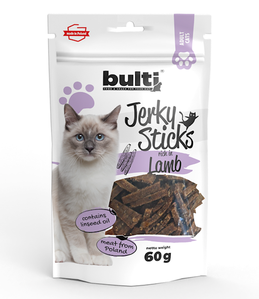 BULT JERKY STICKS 60G KOT JAGNIĘCINA