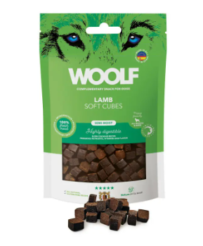 WOOLF 100G SOFT CUBES LAMB MONOPROTEIN