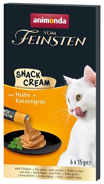 AN VOM FEIN. SNACK CREAM 6x15G KURA, TRAWA