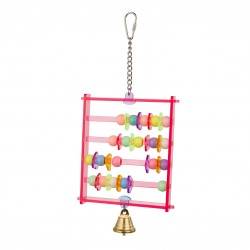 PP Zabawka, dla ptaków, liczydło, plastikowe 13x15