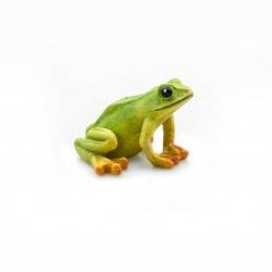 TN Dekoracja akwarystyczna zielona żaba 5cm